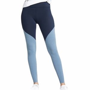 Beyond Yoga Blue Colorblock High Waist Leggings S